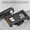 PROMEND PD-M04 1 Pair Mountain Bicycle Lock Pedal Turn Flat Pedal Buckle