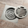 Anti Odor Floor Drain Bathroom Anti-Bug Anti-Reflux Floor Drain(Full Copper Brushed)