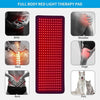 360 LED Beads Red Light Physical Therapy Waist Pad Infrared Fitness Light Therapy Pad UK Plug