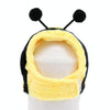 Bee Cat Hat, Soft Velvet, M (31-36cm), Cats & Small Dogs