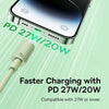 Baseus USB-C / Type-C to 8 Pin 20W Fast Charging Data Cable, Cable Length:2m(Green)