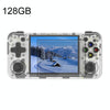 ANBERNIC RG35XX H Handheld Game Console 3.5 Inch IPS Screen Linux System 64GB+128GB(Transparent White)