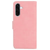 For Samsung Galaxy A36 5G / A56 5G Skin Feel Pure Color Flip Leather Phone Case(Pink)