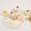 PU Slow Rebound Simulation Bread Model Desktop Decoration, Size: 6x4x4cm(White)
