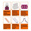 10 PCS VSELE 106A Wire Quick Connector Block Parallel Plug-In Terminal