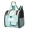 Pet Space Capsule Carrier Backpack, Green, For Cats & Small Dogs (Model 5)
