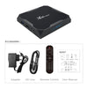 X96 max+ 4K Smart TV Box, Android 9.0, Amlogic S905X3 Quad-Core Cortex-A55,4GB+64GB, Support LAN, AV, 2.4G/5G WiFi, USBx2,TF Card, UK Plug