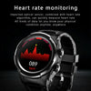 F6 1.28 inch IPS Screen 2 in 1 Bluetooth Earphone Smart Watch, Support Heart Rate & Blood Oxygen Monitoring / Bluetooth Music, Style:Silicone Strap(Black)