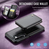 For Samsung Galaxy A26 5G JEEHOOD J05 Business Magnetic Style RFID Leather Phone Case(Black)