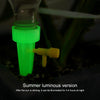 12 PCS Adjustable Valve Automatic Watering Device Water Seepage Device with Luminous Function, Random Color Delivery