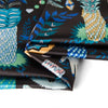 Palm Jungle Eye Pattern Ladies Simulation Silk Small Square Scarf, Size:60 x 60cm(White)