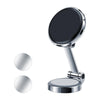 ZF016 Magnetic Alloy Foldable Car Dashboard Phone Holder(Silver)