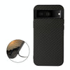 For Google Pixel 7 Accurate Hole Carbon Fiber Texture PU Phone Case(Black)