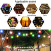 10 PCS 2W E27 2835 SMD Home Decoration LED Light Bulbs, DC 24V (Purple Light)