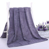30x70cm Nano Thickened Large Bath Towel Hairdresser Beauty Salon Adult With Soft Absorbent Towel(Grey)