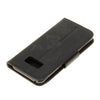 For Galaxy S8 Butterflies Embossing Horizontal Flip Leather Case with Holder & Card Slots & Wallet & Lanyard(Black)