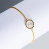 English Letter Bracelet Couple Girlfriends DIY Bracelet Men Women Micro Inlaid Zircon Rainbow Bracelet(P)