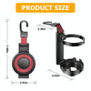 3 In 1 Car Seat Back Hanger for Cup and Phone Vehicle Seat Headrest Hooks(Red)