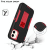 For iPhone 12 mini Magnetic Holder Phone Case (Black)