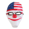 Halloween Mask PVC Halloween Festival Party US Flag Pattern Mask