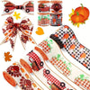4.55m x 6.3cm Thanksgiving Ribbon Multi-purpose Harvest Season Gift Box Packaging Ribbon(C)