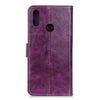 For Alcatel 1SE 2020 Retro Crazy Horse Texture Horizontal Flip Leather Case with Holder & Card Slots & Photo Frame & Wallet(Purple)
