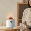 HX127 Mini Volcano Lava Aromatherapy Diffuser Small Household Atmosphere Humidifier, Color: White