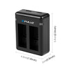 PULUZ USB Dual Batteries Charger for GoPro HERO12 Black /11 Black /10 Black /9 Black (Black)
