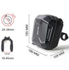 WILD MAN E18 2L EVA Hard Shell Bicycle Waterproof Front Bag Multifunctional Quick Release Hanging Bag(Black)