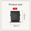 For BMW 3 Series E93 Left Driving Car Child Safety Seat Isofix Switch Cover 5220 9112 423-1(Black)