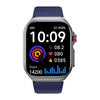 ET585 2.04 inch Silicone Strap IP68 Waterproof Smart Watch, Support ECG / Blood Composition Measurement(Blue)