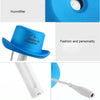 DC 5V USB Cowboy Cap Mini Humidifier Aromatherapy Air Purifier Humidifier for Office / Home Room / Car / Travel(White)