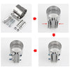 2.5 inch Car Turbo Exhaust Downpipe Stainless Steel Lap Joint Band Clamp