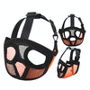 XS Black Bulldog Muzzle Breathable Mesh - Anti-Barking, Biting