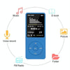 Fashion Portable LCD Screen FM Radio Video Games Movie MP3 MP4 Player Mini Walkman, Memory Capacity:4GB(Light Blue)