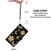 For Alcatel 1L (2021) Coloured Drawing Cross Texture Horizontal Flip PU Leather Case with Holder & Card Slots & Wallet & Lanyard(Gold Diamond Butterfly)