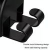 2pcs Car Multifunctional Cup Holder Storage Hook Mobile Phone Holder(Black)