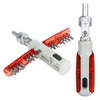 14 In 1 Household Ratchet Head Multifunctional Combination Screwdriver(Red)