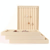 Suede Jewelry Storage Tray Necklace Pendant Bracelet Bangle Display Case, Size: Necklace Tray(Beige)