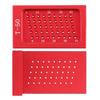T50 L-Shaped Woodworking Aluminum Alloy Holes Ruler Marking Fixing Tool