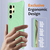 For Samsung Galaxy S25 Ultra 5G Wave Texture MagSafe Magnetic Liquid Silicone Phone Case(Green)