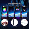 Car Startup Scan Through Hood LED Daytime Running Atmosphere Light, APP Control, Length:1.2m(Symphony)