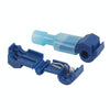 10 PCS T-type Quick-break Wire-free Fast Wire Terminal Clam(Blue)