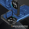 For iPhone 12 Pro Lens Holder MagSafe Phone Case(Blue)