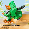 2 In 1 Dinosaur Transforming Engineering Car Inertial Automatic Crash Toy, Color: Aircraft-Pterosaur Blue
