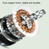 F304 Double-head Hose Built-in Lithium Battery USB Car Fan, Color: Green Gold