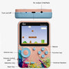 G5 Retro Children Macaron Handheld Game Console Color Screen Built-In 500 Games, Style: Single (Blue)