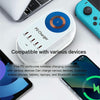 WLX-810C 140W GaN PD Multi-port Charger, Support Wireless Fast Charging(White)