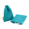 50 PCS Multi size Linen Jute Drawstring Gift Bags Sacks Wedding Birthday Party Favors Drawstring Gift Bags, Size:7x9cm(Red)