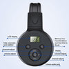F4 Digital Display Automatic Scanning Foldable FM Radio Headphone, Spec: Battery Version